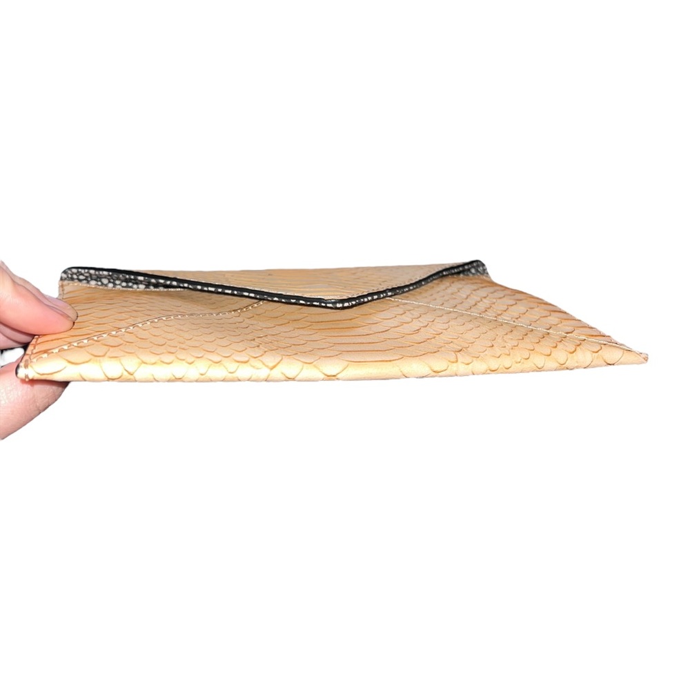 Loeffler Randall Python Envelope Clutch Wallet - image 6